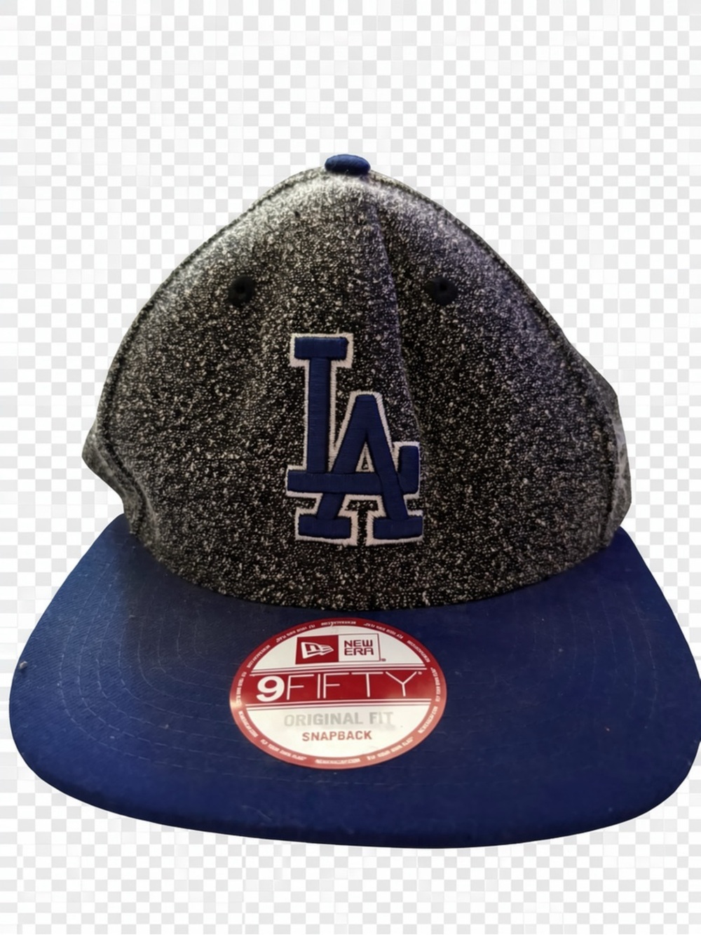 New Era LA Dodgers Gray and Blue Snapback Cap